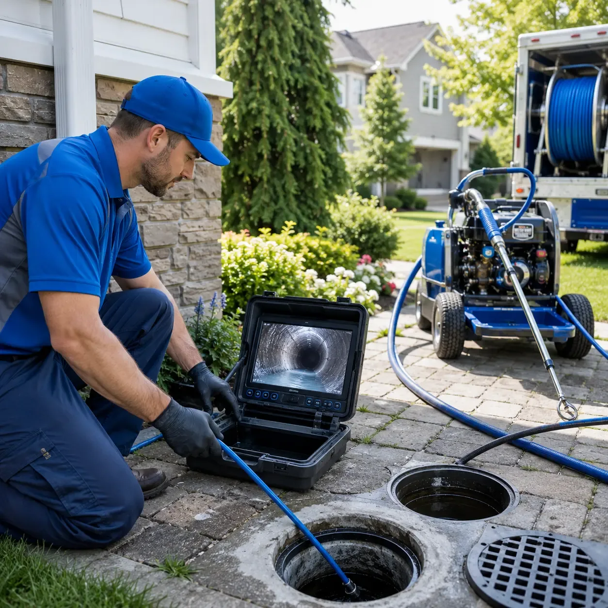Outdoor drain cleaning professionals serving Durham, NC