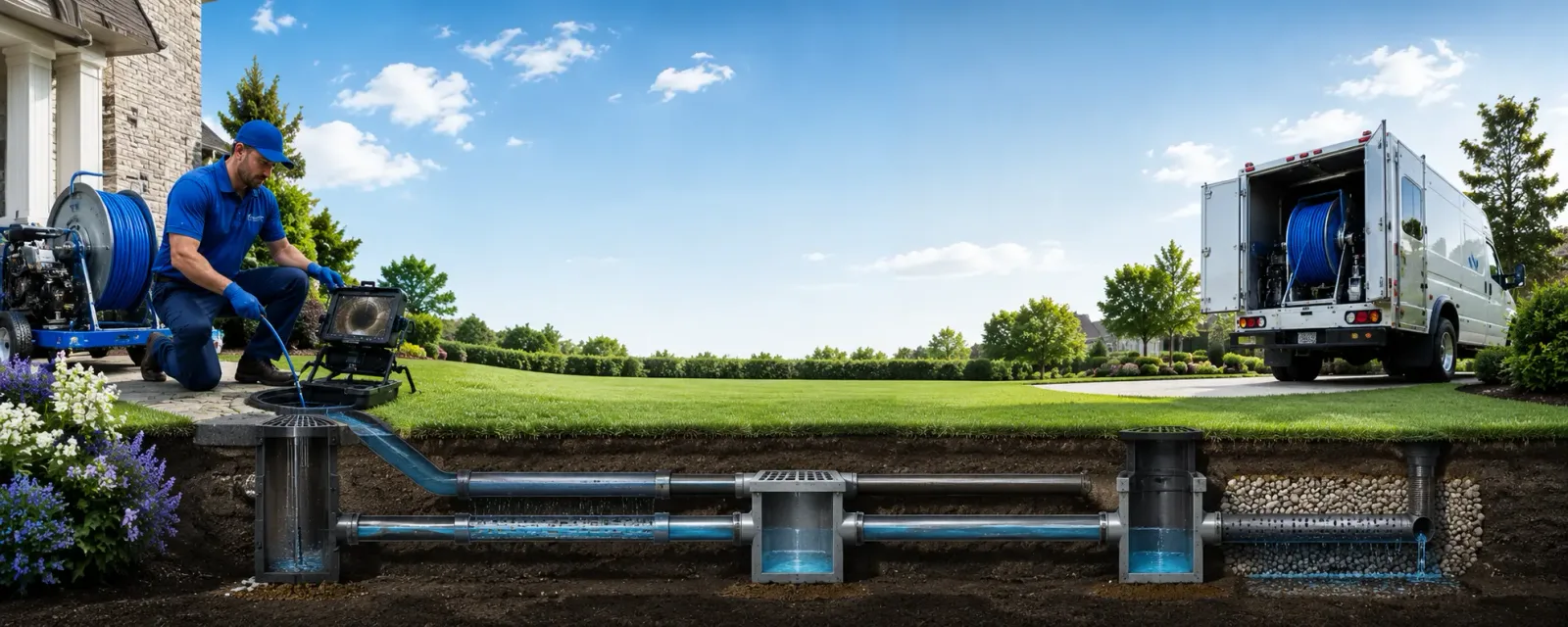 Outdoor drain cleaning information for Durham, NC